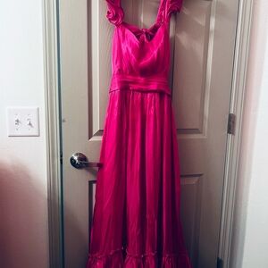 Elegant Pink Maxi Dress